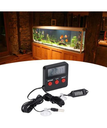 Humidity Temperature Sensor Accurate Small Real Time Display Electronic Thermometer Hygrometer Light Digital with External Probe for Pet for Reptile - Buy Online on GoSupps.com