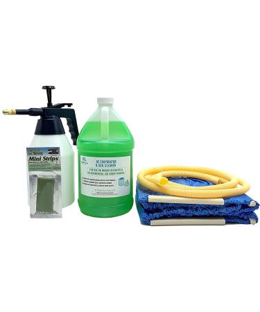 Complete A/C Mini Split Cleaning Kit With Powerful No Rinse Coil Cleaner & Clean Air Odour Treatment Tab Extra Large - For Units Up to 50 Inches Wide
