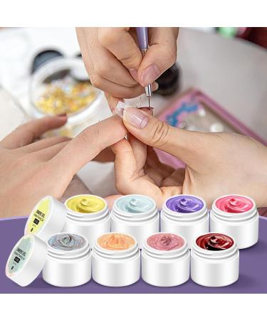  Generisch Gradient Color Patting Gel - 8 Colors - Creative Kit for Artistic Manicures - Buy Online on GoSupps.com