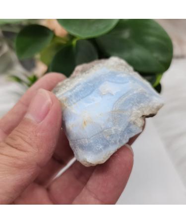 Natural Crystal Rough Specimen Natural Blue Kyanite Crystal Stone Specimens ReikiRock Stones Cluster Collection StoneStone Full of Texture (Size : 90-120g)