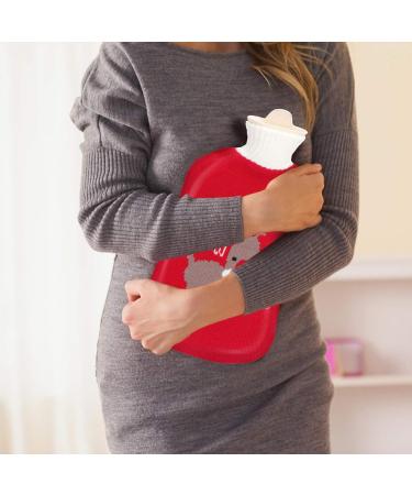 Valiclud Heat Bottle - Hand Warmer with Knitting Cover for Pain Relief | Christmas Gift for Neck Shoulders & Feet | Heat & Cold Therapy (Water Bottle Included) - Buy Online on GoSupps.com