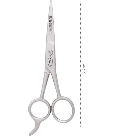 5.5 Hairdressing & Barber Scissors - Anti-Rust Ice Stainless Steel - Ergonomic Design for Hair Cutting - Men/Women - Silver Finish - Buy Online on GoSupps.com