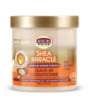 3 packs of African Pride Miracle Leave in Balm Shea Butter 425 g (1.275 kg)