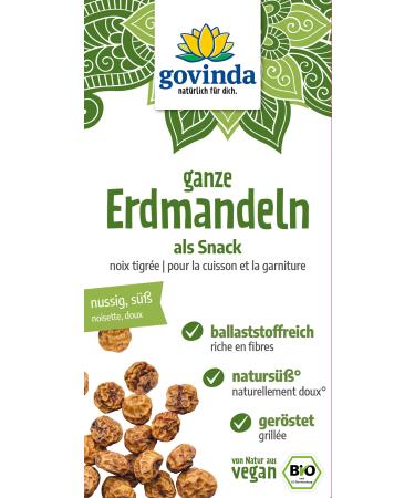 Govinda Organic Tiger Nuts Natural Whole (2 x 250 gr) - Buy Online on GoSupps.com