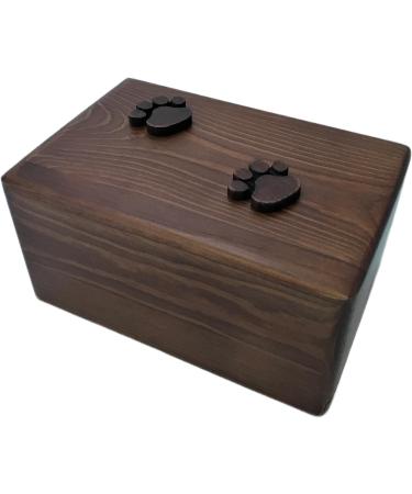 Harrington Marley Hand Made Wooden Small Dog Urn Cat Urn Small Pet Ashes Memorial Casket Cremation Ashes - Buy Online on GoSupps.com