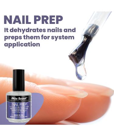 Mia Secret Professional Acid Free Nail Prep Dehydrator 15ml - Enhanced Bonding for Acrylic Powder & Gel Polish - Buy Online on GoSupps.com