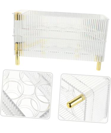 Box Portable Refrigerator Portable Drawers Egg Filler Flats Plastic Eggs Holder Egg re-usable Transparent 26.5X16X10CM - Buy Online on GoSupps.com