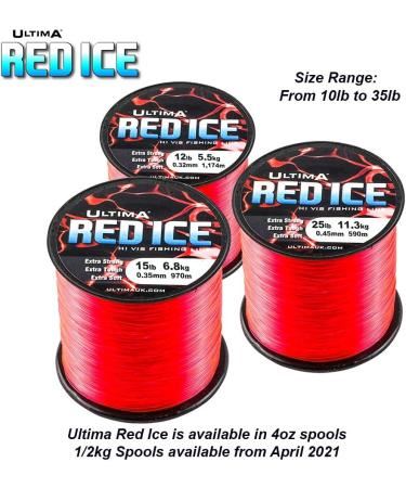ULTIMA Black Ice Extra Strong Fishing Line - 115gr Spool 0.40mm 20lb/9.1kg - Low Visibility Ideal for International Shipping - Buy Online on GoSupps.com