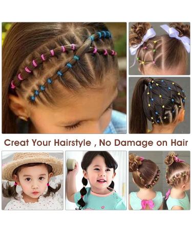 Molain 1000 Mini Colored Rubber Bands - Soft Hair Ties for Kids Weddings Dreadlocks & Ponytails - Vibrant & Durable - Buy Online on GoSupps.com