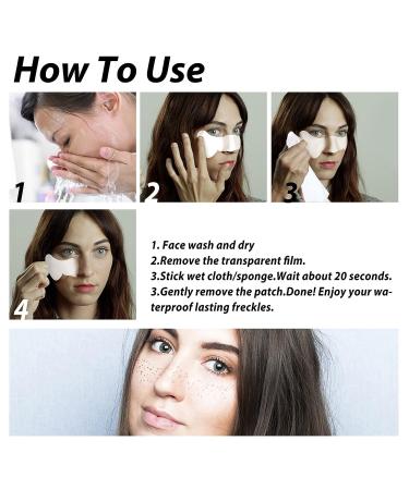 10pcs Waterproof Freckle Tattoo Sticker - Lifelike Fake Freckle Patch for Makeup Party, Festival - Woman's Beauty Accessory - Buy Online on GoSupps.com