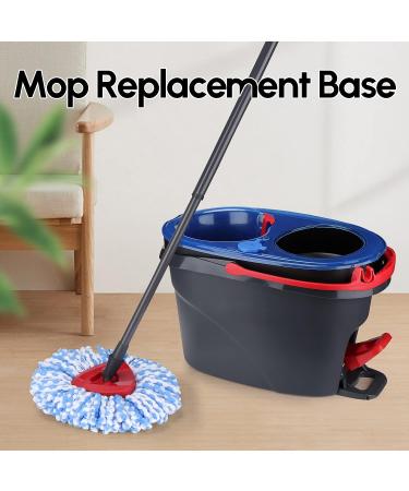 RinseClean Spin Mop Replacement Base - CRTHL Rotating Triangle Head Cover - EasyWring Spin Mop Accessories - Red, Plastic Base Case - Buy Online on GoSupps.com