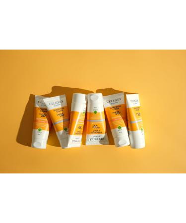 CRX NORDIC AB Celenes by Sweden Herbal Sunscreen SPF50+ AntiAging Avocado Oil & Vitamin E Water Resistant Mineral & Organic Sun Filters No White Residue Paraben & Fragrance Free 50ml - Buy Online on GoSupps.com