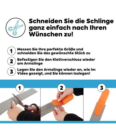 Matchu Sports Mitella Universal - Adjustable Arm Sling for Pain Relief | Unisex 170cm | Physiotherapist Approved for Breaks & Bruises | Gray - Buy Online on GoSupps.com