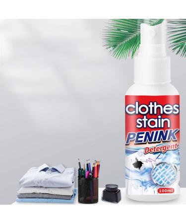 Clothes Stain Remover - 100ml Ink Remover Spray - Portable Instant Spot Remover Laundry Stain Remover for Carpet Laundry Fabric Clothes Fiberglass Pochy - Buy Online on GoSupps.com