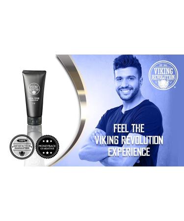 Viking Revolution Microdermabrasion Face Scrub for Men - Exfoliating Facial Cleanser for Deep Cleansing and Blackhead Removal - 5 Fl Oz - Buy Online on GoSupps.com