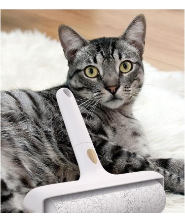 Extra Sticky Large Surface Lint Roller for Pet Hair - 1 Handle & 7 Refills 420 Sheets Green - Ultimate Lint Removal Tool - Buy Online on GoSupps.com