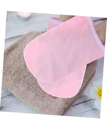 Moufles Hydratants De Paraffine 25x15 Cm Confortables Pour Femmes Soin Spa Des Mains Bien- tre Thermique Rose Bord Blanc - Buy Online on GoSupps.com