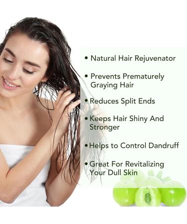Indian Amla Oil - 100% Natural Hair & Skincare Solution for Beautiful Long Soft & Strong Hair - Nourishing Indian Hair Oil for Skin & Face - Buy Online on GoSupps.com