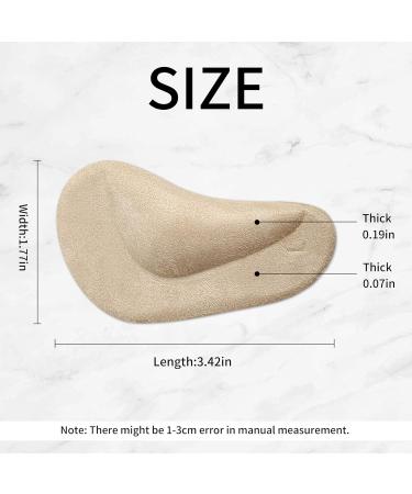 3 Pairs Gel Arch Support Insoles for Flat Feet - Pain Relief Cushions & Adhesive Pads - Comfortable Shoe Inserts in Black Beige Clear - Buy Online on GoSupps.com