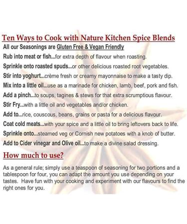  Nature Kitchen Nature Kitchen Mace Blades 10g Jar Gluten Free & Vegan Spice & Herbs Daily Cooking Mix for Marinades Sauces Frying Baking or Grilling - Buy Online on GoSupps.com