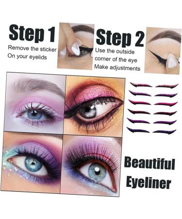 Beatifufu 6pcs Eyeliner Lash Tape Lotus Tealight Candle Holder Eye Line Strip Sticker Beauty Products Plastic - Buy Online on GoSupps.com