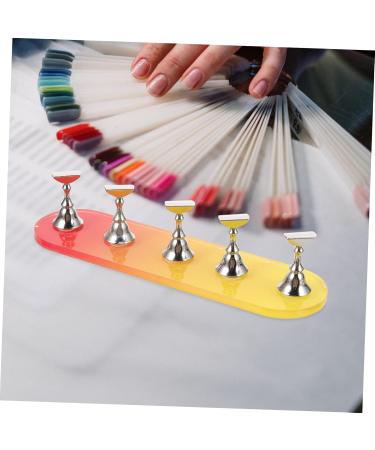 POPETPOP 4 Sets Nail Practice Holder Nail Painting Stand Nail Art Artificial Topiary Trees Decorative Nail Display Nail Decor Creative Nail Stands Beauty Plastic Suite Oval - Buy Online on GoSupps.com