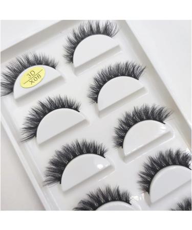 UAMOU 10/50 Boxes 37 Style 5 Pairs Natural 3D False Eyelashes Makeup Fake Eye Lashes Faux Cils Make Up Beauty Maquillaje Cheerfully (Color : 5Pairs X01 Size : 20 Boxes 100Pairs) - Buy Online on GoSupps.com