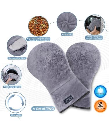Revix Heated Mitts for Arthritis and Hand Therapy - Microwavable Warm Gloves for Stiff Joints - Ideal for Trigger Finger, Carpal Tunnel - Unscented Heating Mittens for Men and Women - Buy Online on GoSupps.com