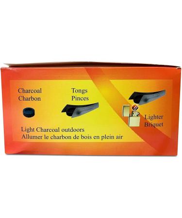 Charcoal Tablets for Incense - Quick Light Coal Disks 40mm Rolls - Slow Burn Briquettes - Instant Lighting (100 Pack) - Buy Online on GoSupps.com