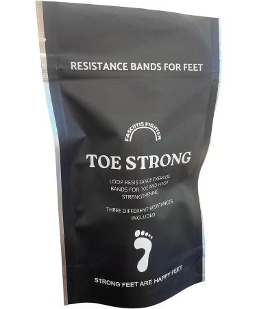 Toe Strong Loop Resistance Bands for Foot, Toe, and Ankle Exercise - Buy Online on GoSupps.com