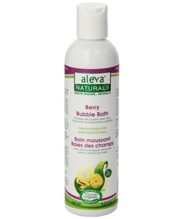 Aleva Naturals Bubble Bath | 8.12 Fl Oz | Gentle Moisturizing Formula for Sensitive Skin | Organic Ingredients | Fresh Berry Scent | Ideal for Newborns & Toddlers - Buy Online on GoSupps.com