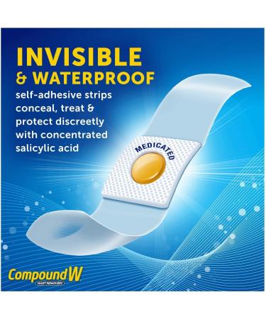 Compound W Maximum Strength Wart Remover Strips - 2 Pack (14 CT) | Invisible & Effective - Buy Online on GoSupps.com