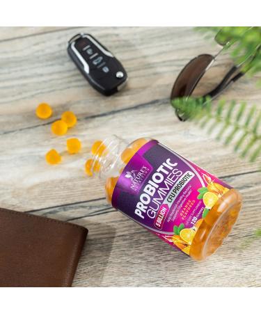 Extra Strength Daily Probiotic Gummies 5 Billion CFU for Men and Women - 120 Count Gluten Free Immune Support Supplement - Buy Online on GoSupps.com