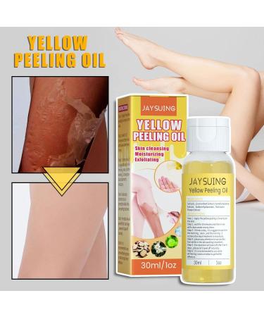 Yellow Peeling Oil Strong Peeling Oil Extra Peeling Oil Suitable for Dark Skin Body Face Dark Spots Brightening Complexion - Buy Online on GoSupps.com
