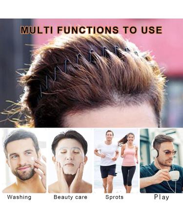 WantGor Metal Headbands 2 Pack - Unisex Black Hairband for Home and Outdoor Activities - Buy Online on GoSupps.com
