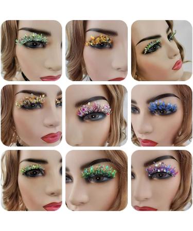 Buy 12 Color Holographic Cosmetic Glitter for Nail Body Face & Hair Decoration - Colorful Purple - International Shipping Available - Buy Online on GoSupps.com