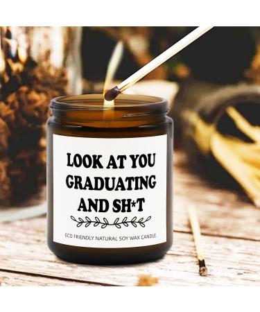 Funny Graduation Gift Candles - Gardenia Scented Party Decor for High School & College Grads | Perfect Gift for Him/Her & Best Friend - Buy Online on GoSupps.com