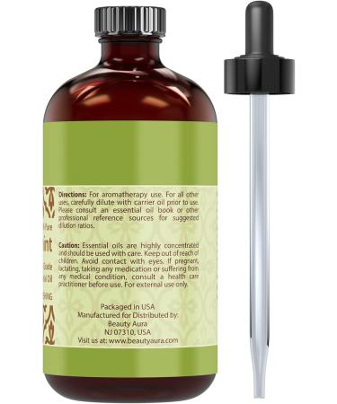 100% Pure Peppermint Essential Oil - Undiluted Therapeutic Grade (4 Fl Oz / 60 Ml) - International Shipping Available - Buy Online on GoSupps.com