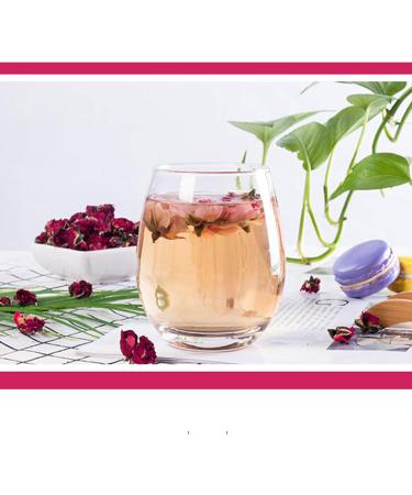 rose tea loose leaf 150g edible flowers Use For Pastries Cakes Bread Syrup Teas and Cookies. - Buy Online on GoSupps.com
