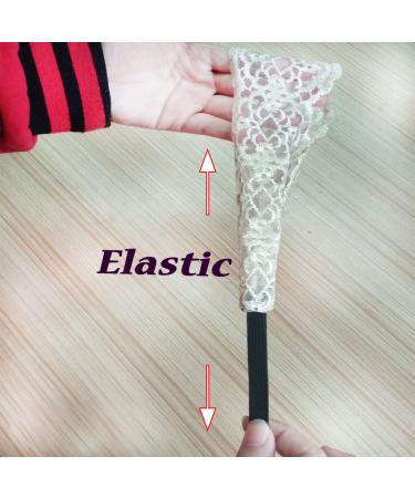 7 Pieces Vintage Lace Hairband Set | Elastic Headwraps for Women & Girls | Perfect Hair Accessories for Parties & Daily Wear - Buy Online on GoSupps.com
