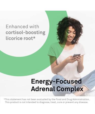 NeuroScience AdreCor with Licorice Root - Adrenal Support Supplement | Energy & Stress Response Formula with Vitamin B6, Vitamin C, Rhodiola Rosea - 90 Capsules - Buy Online on GoSupps.com