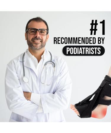Plantar Fasciitis Night Splint & Brace Relief for Foot Drop & Achilles Tendonitis | Adjustable Support for Men & Women - Buy Online on GoSupps.com