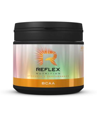 Reflex Nutrition BCAA Capsules Branched Chain Amino Acids (BCAA) L-Leucine L-Isoleucine & L-Valine (200 Caps) 200 Count (Pack of 1)