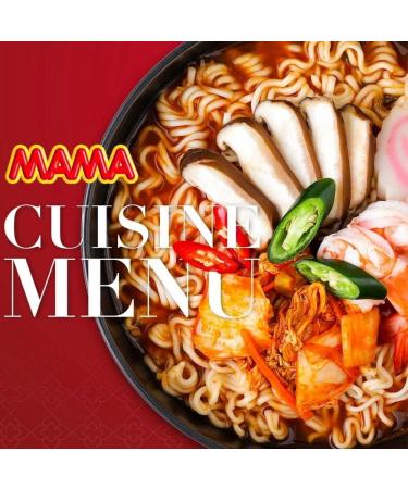 MAMA Tom Yum Shrimp Noodles Halal 60g Pack of 5 - Delicious Thai Flavors Hot & Spicy Noodles w/Shrimp Tom Yum Soup Base No Trans Fat w/Fewer Calories Than Deep Fried Noodles - Buy Online on GoSupps.com