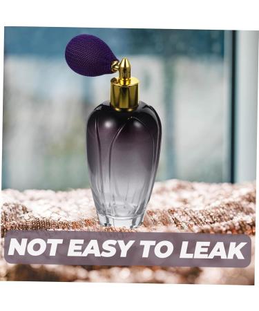 Didiseaon Cosmetic Containers Perfume Bottle Fine Mist Purple Glass Light Bulb Travel Travel Cosmetic Containers 130 ml Purple - Buy Online on GoSupps.com