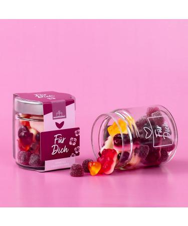 naschlabor 120g Gift Jar for You Fruit Candy Gift for Love Gift for Love Gift for Partner Mix Fruit Gum Mix Mother's Day Valentine's Day - Buy Online on GoSupps.com