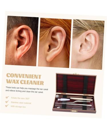 PartyKindom 1Set Ear Cleaner Portable Household Ear Wax Removal Tools with Plume Design for Ear Canal Massage and Cleaning Lightweight and Easy to Store - Buy Online on GoSupps.com