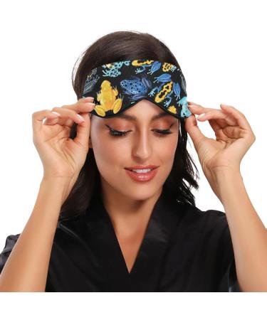 Haskirky Light Blocking Eye Mask | Breathable & Adjustable for Adults | Ideal for Travel, Yoga, Meditation, Office, and Deep Sleep - Buy Online on GoSupps.com