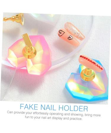 Ipetboom Nail Display Stand 4 Sets Nail Holder Manicure Resin Paint Manicure Racks - Buy Online on GoSupps.com