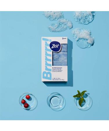 Zest Brrrrrr! Barshock Body Bar - Refreshing 5 oz Soap Bars (Set of 3) | Shop Internationally - Buy Online on GoSupps.com